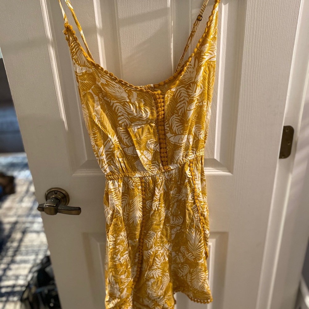 Yellow romper size large